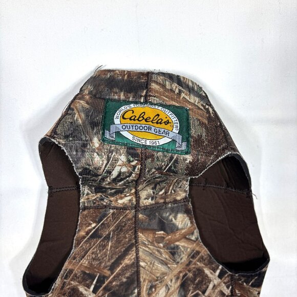 Cabelas Camo Neoprene Floatation Protector Swim Hunting Dog Vest Jacket Medium - Picture 2 of 8